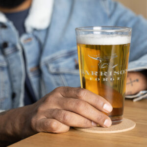 Shaker pint glass